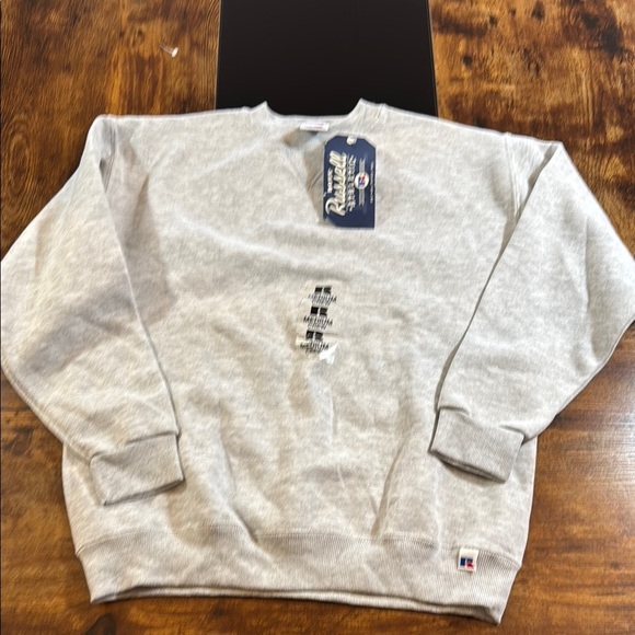 Russell Athletic Gray Heathered Crewneck Sweatshirt - Picture 4 of 6